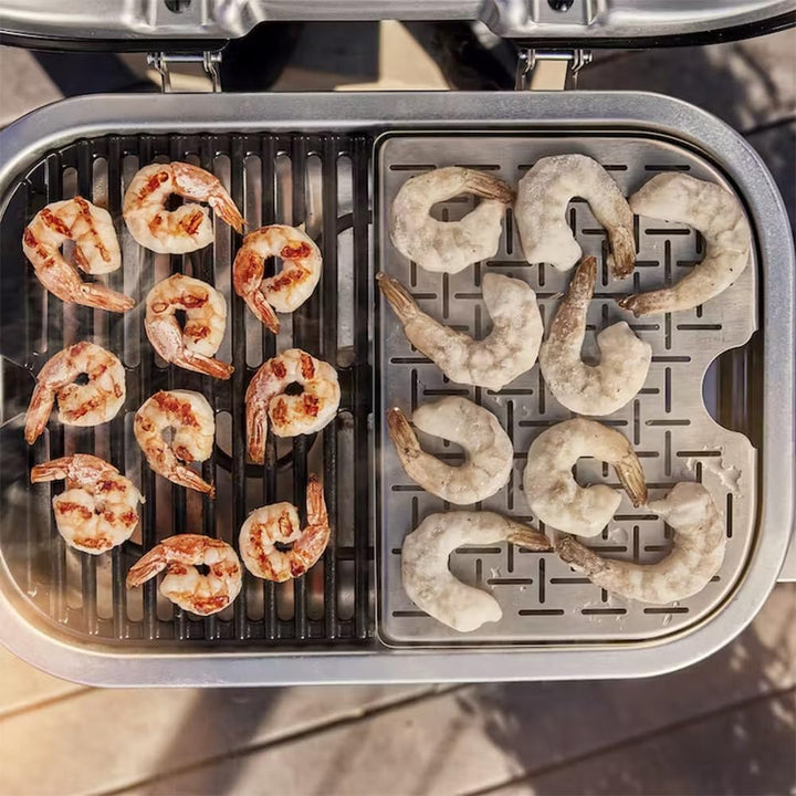 Weber Elektrischer Grill Lumin, Schwarz