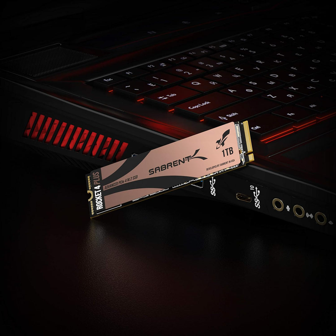 Sabrent M.2 NVMe SSD 1TB Gen 4, Internes Solid State 7000 MB/s Lesen, PCIe 4.0 intern Festplatte Für