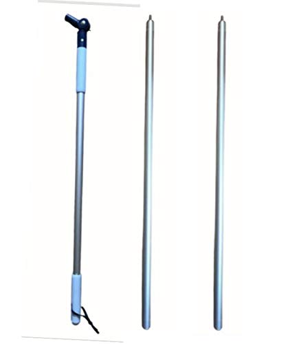 Ha-Ra Fensterreiniger-Set 3-teilig I 1x Ha-Ra Teleskopstiel verlängerbar 0,99-1,55m & 2X Ha-Ra Verlä
