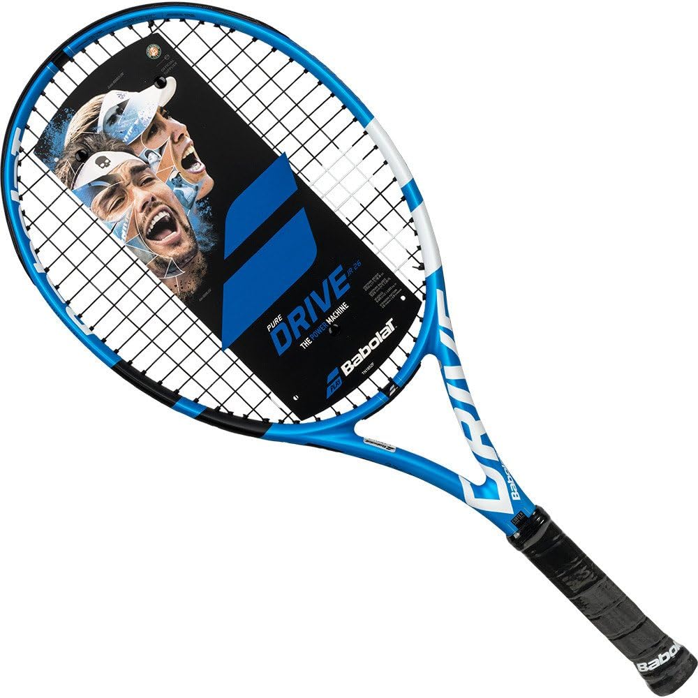 Babolat Kinder Tennisschläger Pure Drive Junior 26" besaitet blau Grip 0, blau Grip 0