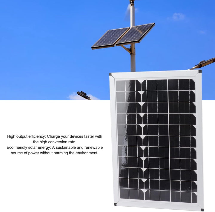 100W Solar Panel Kit E mit 20A 12 V 24 V Controller für das Camping des Autos