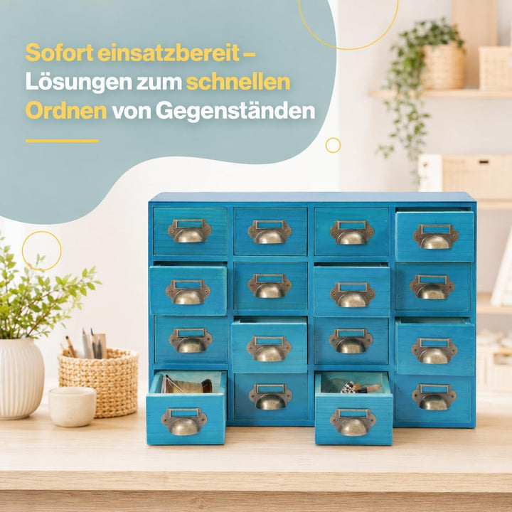 Apothekerschrank 16 Schubladen, Vintage Apothekerschrank Mit Schubladen,Apotheker Schrank Mit Schubl