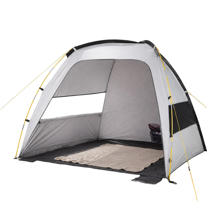 High Peak Strandmuschel mit UV 80, erhöhter Innenhöhe und Mesh-Belüftung | Grosszügiger Platz für 2–