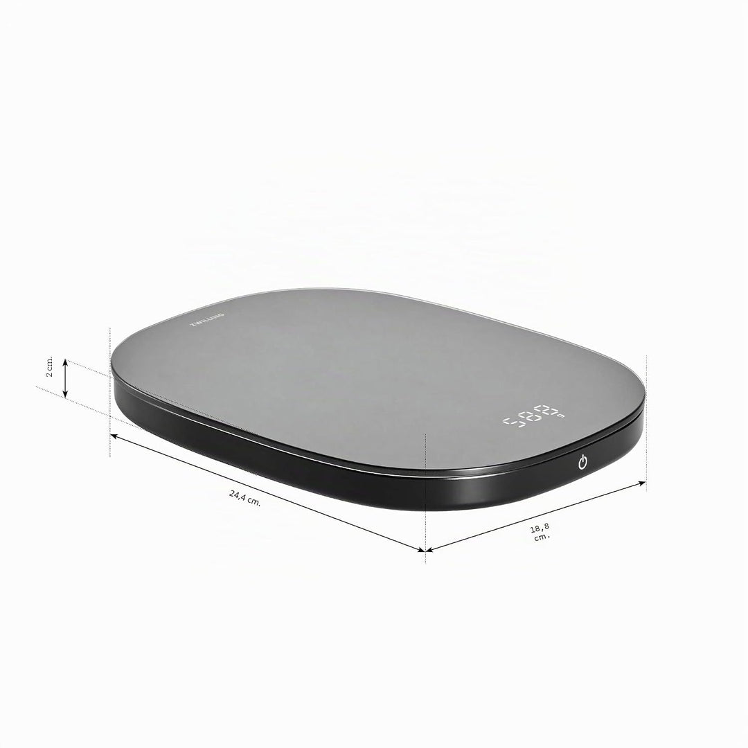 ZWILLING Enfinigy Digitale Küchenwaage, max. Gewicht: 10 kg, Gramm und Unzen, 0,1 g Genauigkeit, Sch
