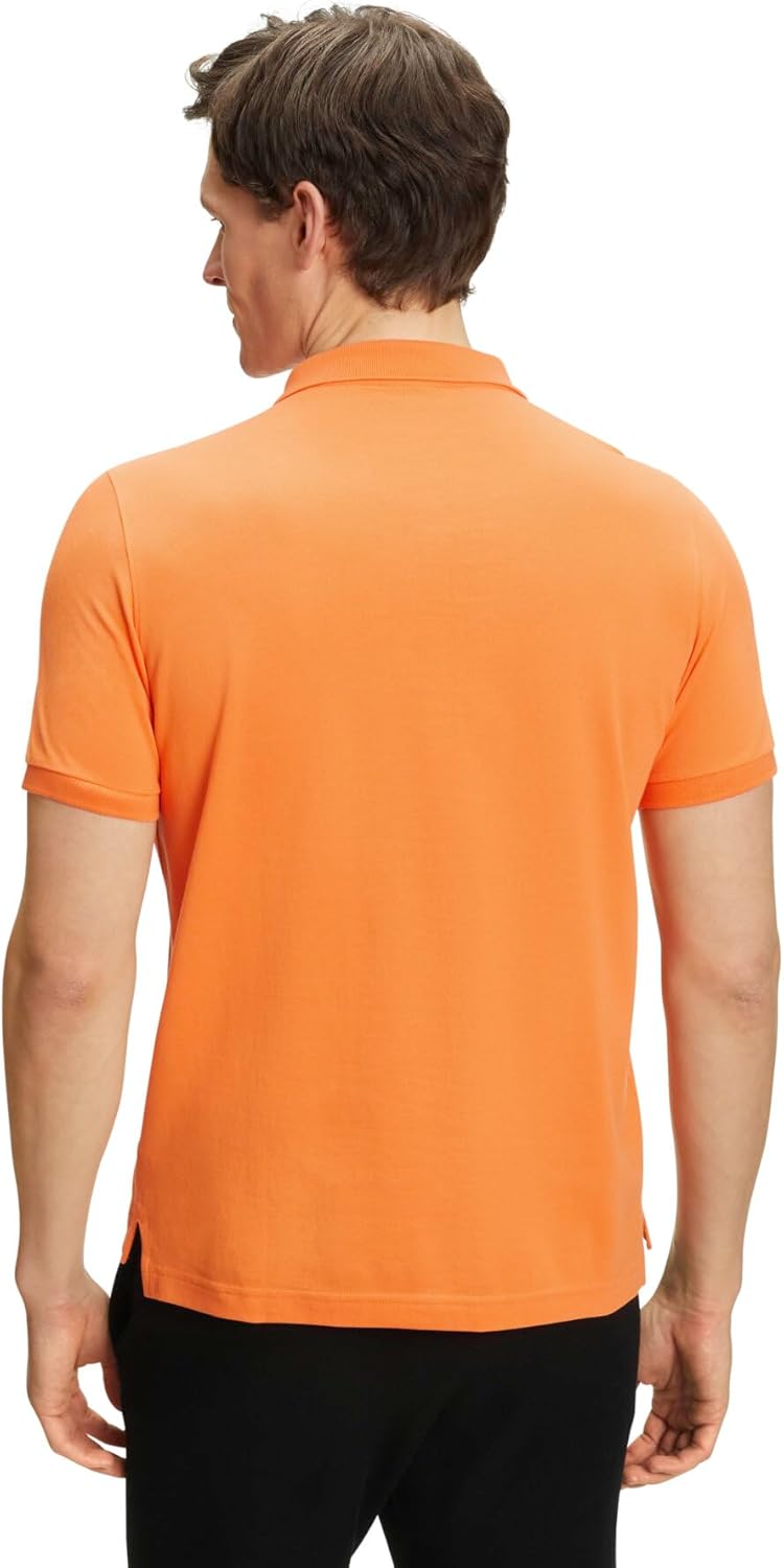 FALKE Herren Basic Polo Shirt Piqué Polohemd weich hautfreundlich atmungsaktive Baumwolle 1 Stück, S