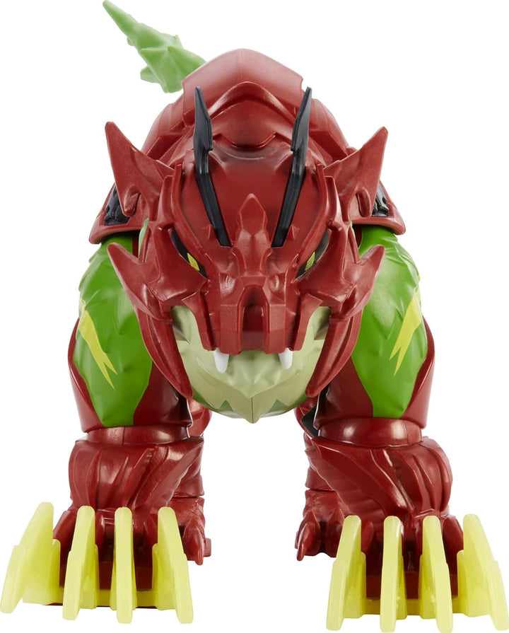 Masters of the Universe HDY31 - He-Man & MOTU Battle Cat Actionfigur (ca. 14cm) mit Power-Attack-Bew