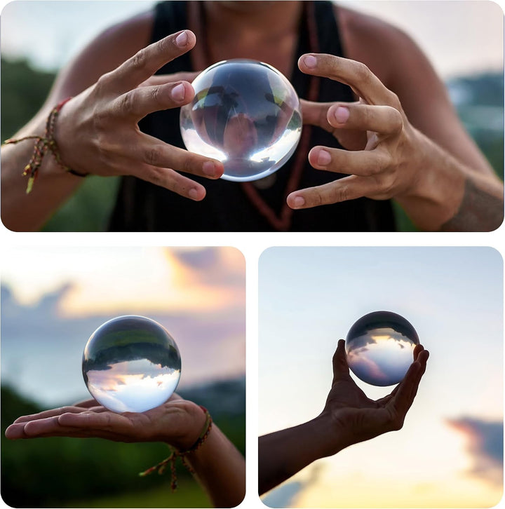 Juggle Dream Acryl Kontakt Jonglierball (75 mm), Kristall Kontaktkugel, Jonglierbälle für Kontaktjon