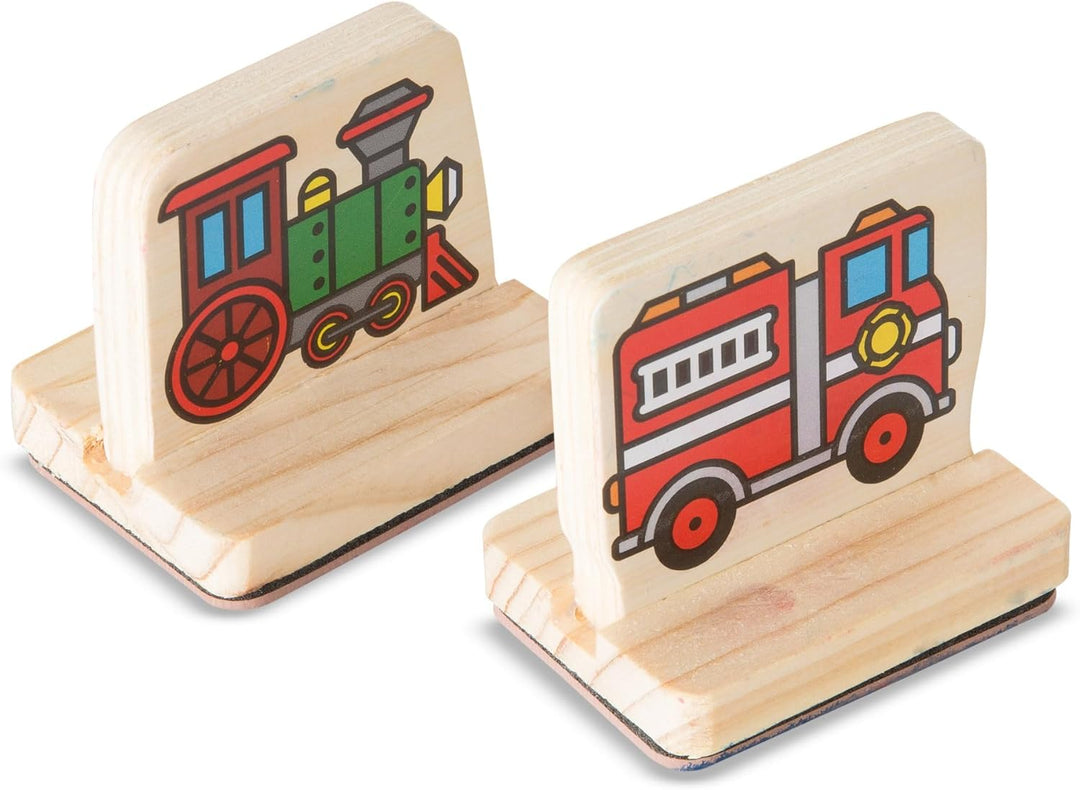 Melissa & Doug My First Wooden Stamp Set - Vehicles | Arts & Crafts | Stamp Sets & Stencils | 4+ | G