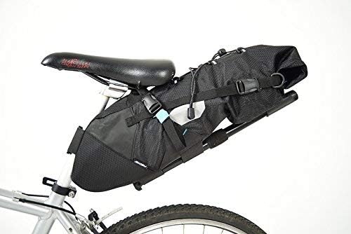 Fischer 86277 MTB Satteltasche | Volumen: 7 Liter | wasserdicht | Gewicht: 430g | Schutzblechfunktio
