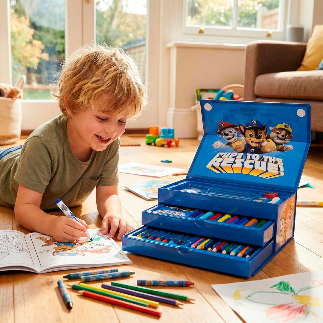 Kinder Malkoffer, 68-teilig, Paw Patrol, Gabby&