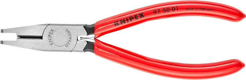 Knipex Crimpzange für Scotchlok™-Verbinder mit Schneiden mit Kunststoff überzogen 155 mm 97 50 01