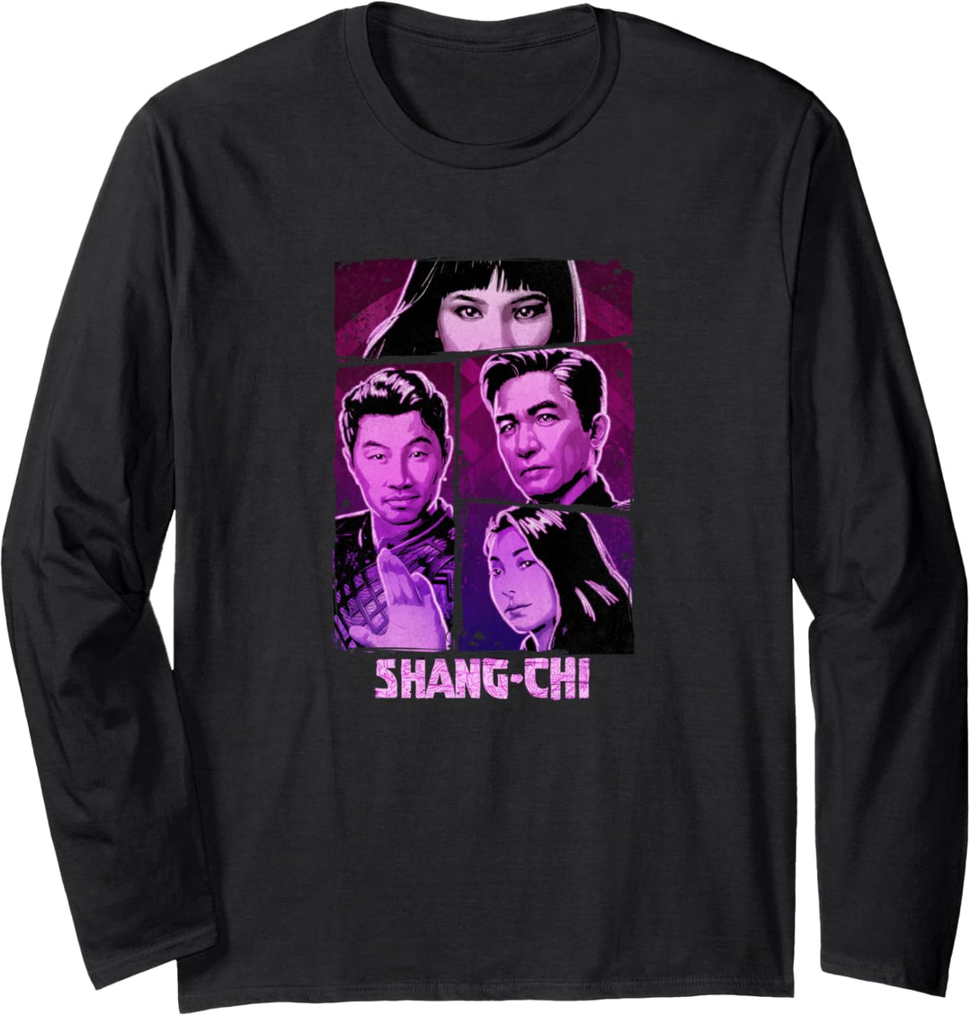 Marvel Shang-Chi Group Panels Langarmshirt