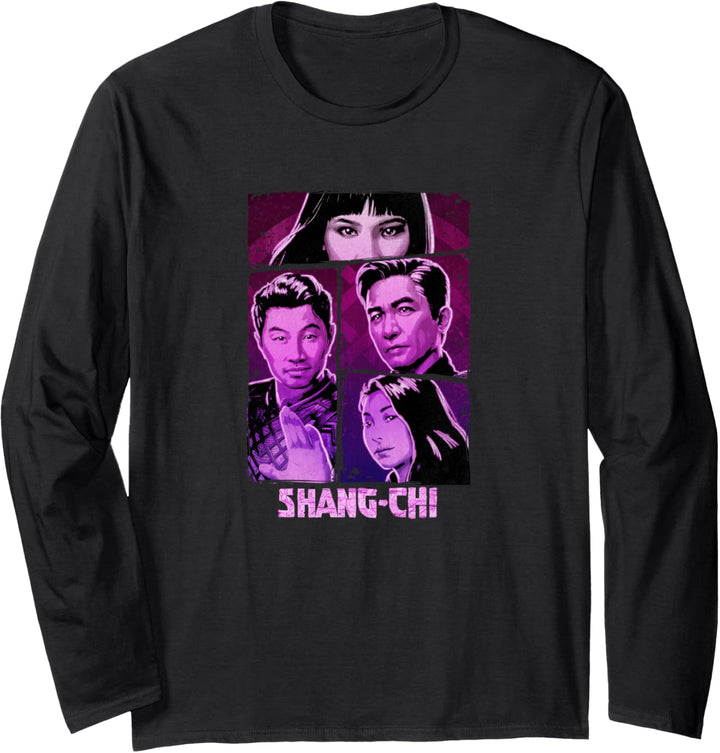 Marvel Shang-Chi Group Panels Langarmshirt