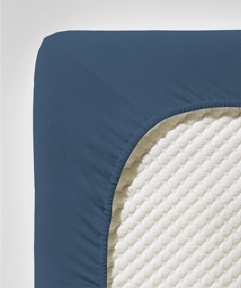 fleuresse Comfort Spannbettlaken (96 % Baumwolle, 4 % Elasthan), mit Rumdumgummizug, Ökotex Standard