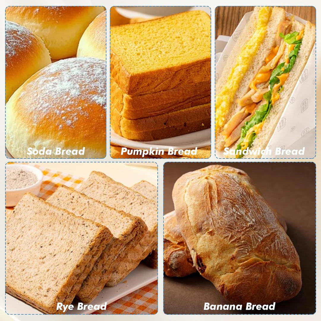 Gusseisen Brotbackform mit Deckel & Antihaft,Ofenfeste Kastenform Toastbrot Backform,Brottopf zum Ba