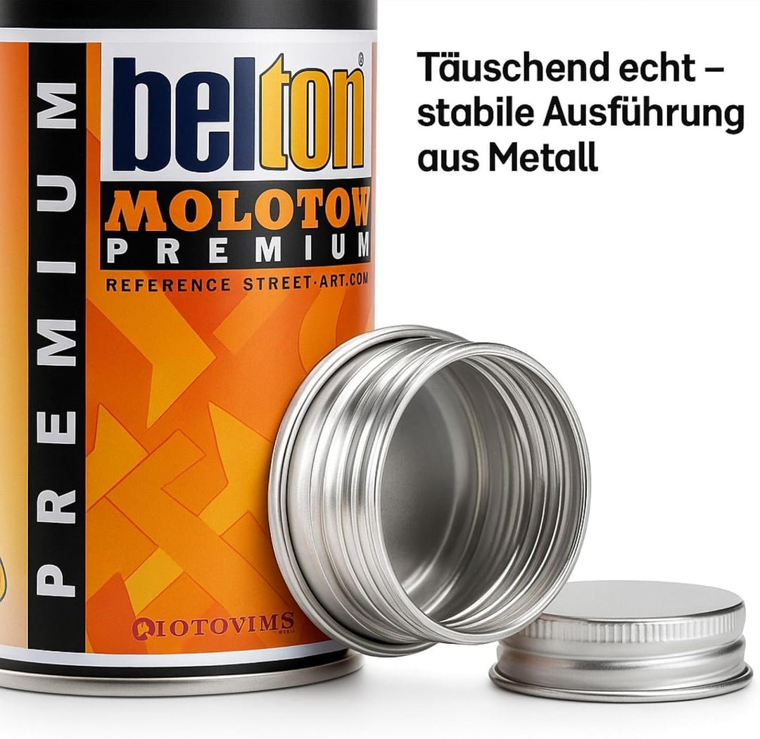 Weedness Dosen-Safe Geldversteck Spraydose - Dosentresor Versteckdose Geheimversteck Mini Tresor Str