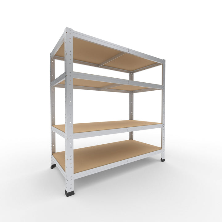 shelfplaza® 100x100x50cm Home Schwerlastregal verzinkt/Metallregal mit 4 Böden/Kellerregal Metall, G