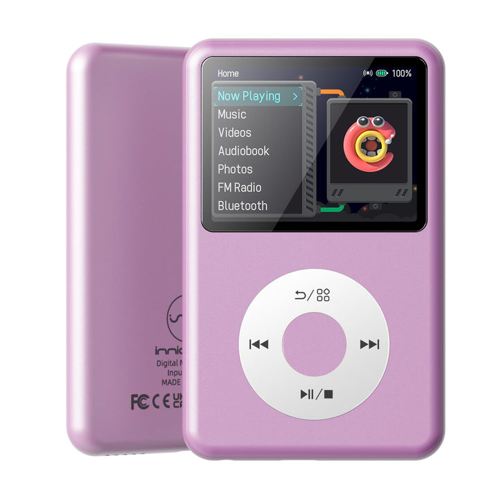 Innioasis Y1 64GB MP3 Player - Zeitlose Klasse: Touch Wheel-Steuerung, Bluetooth, Video-Player, Hörb