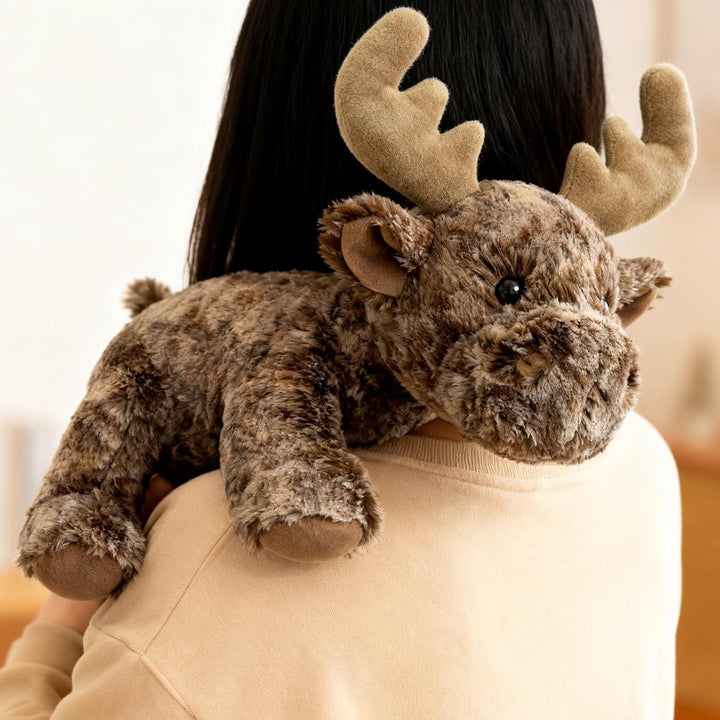 shownicer Plüschtier Elch Kuscheltier Stofftier Kawaii Hirsch Plüsch Kissen Spielzeug Geschenk für K