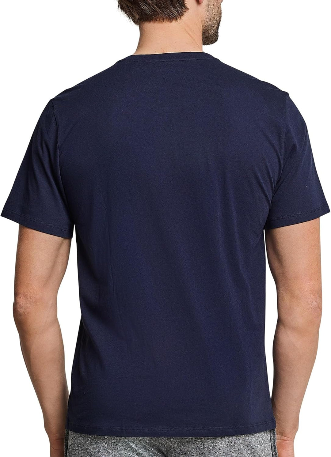 Schiesser Herren Schlafshirt kurzarm mit Knopfleiste - Mix + Relax 48 Dunkelblau_163831, 48 Dunkelbl