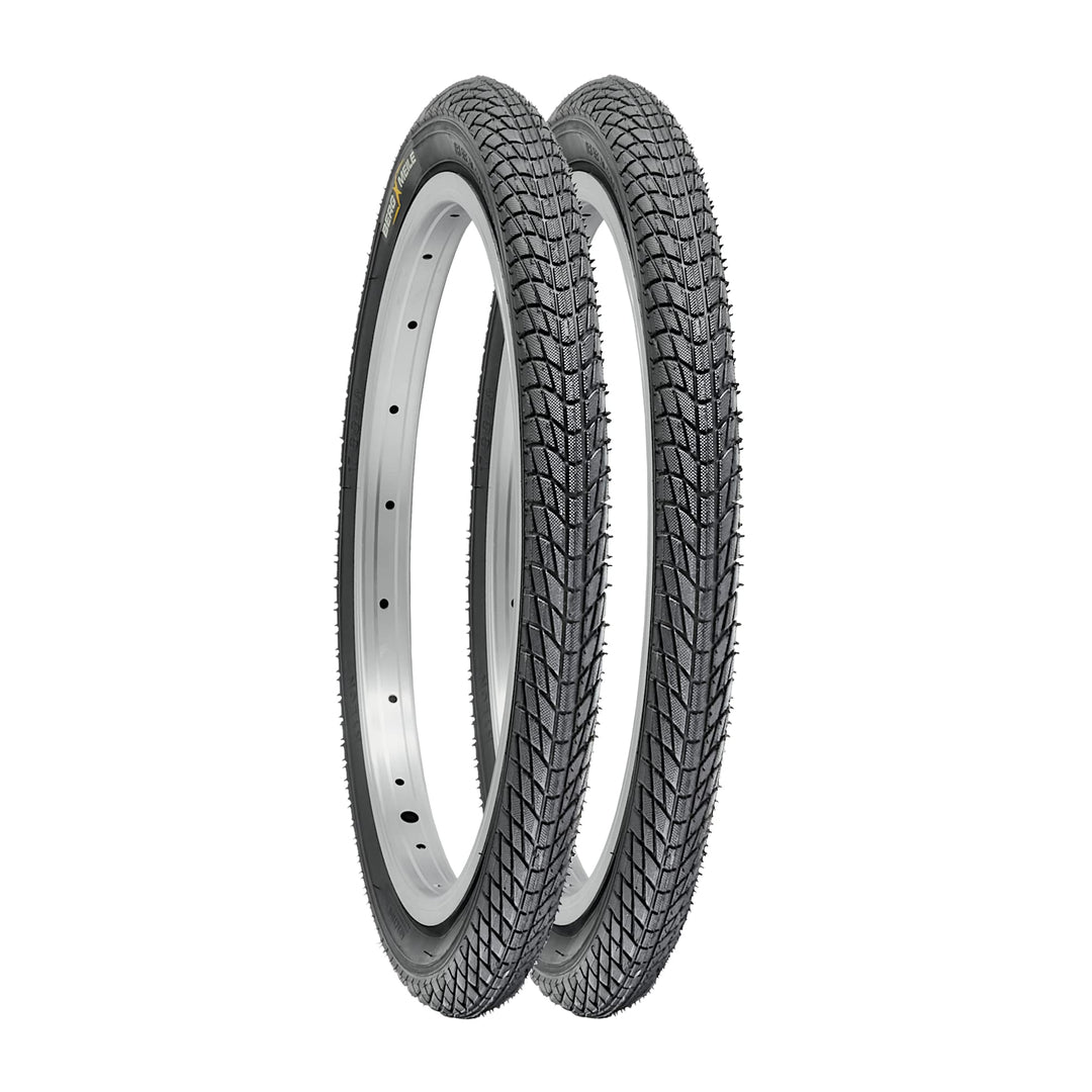 Bergmeile | 2X 16 Zoll Fahrradreifen (47-305) | 16 x 1.75 Reifen | Ruhiger Lauf und sicherer Grip Da
