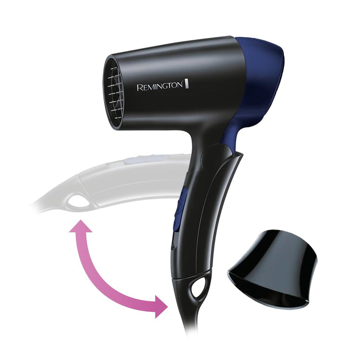 Remington Haartrockner [extrem klein & klappbar] On The Go (1400 W, weltweite Spannungsanpassung 120