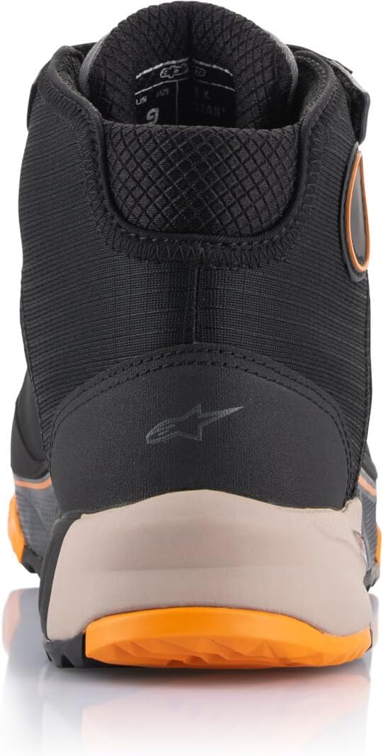 Alpinestars CR-X Drystar Motorradschuhe 40 EU Schwarz Hellbraun Orange, 40 EU Schwarz Hellbraun Oran