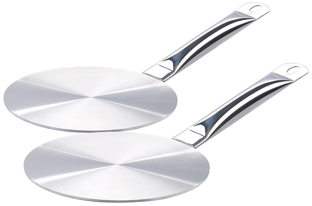 Rosenstein & Söhne Induktionsadapter-Platte: 2er-Set Universal-Adapterplatten für Induktions-Kochfel