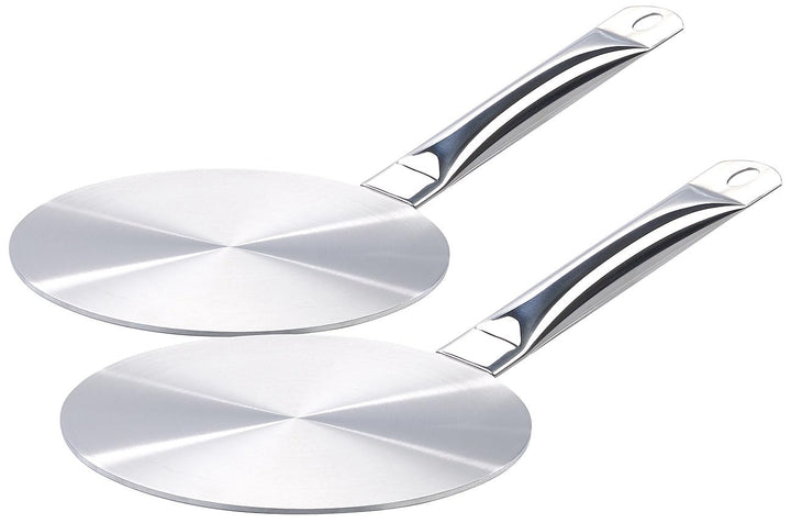 Rosenstein & Söhne Induktionsadapter-Platte: 2er-Set Universal-Adapterplatten für Induktions-Kochfel