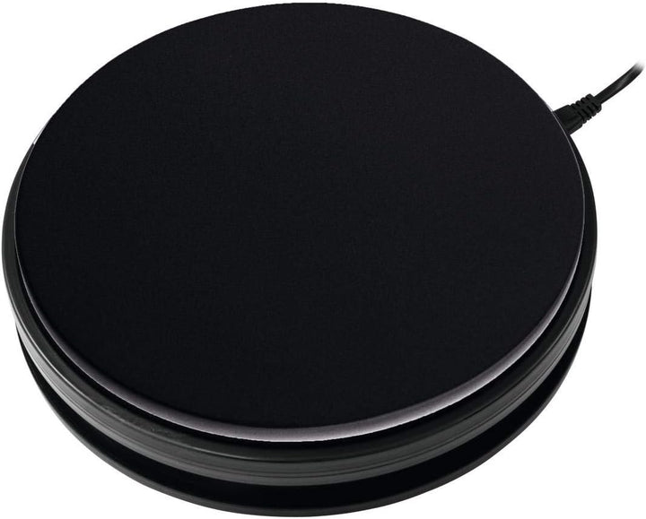 EUROPALMS Drehteller 25cm bis 25kg schwarz | Rotierender Teller als Träger