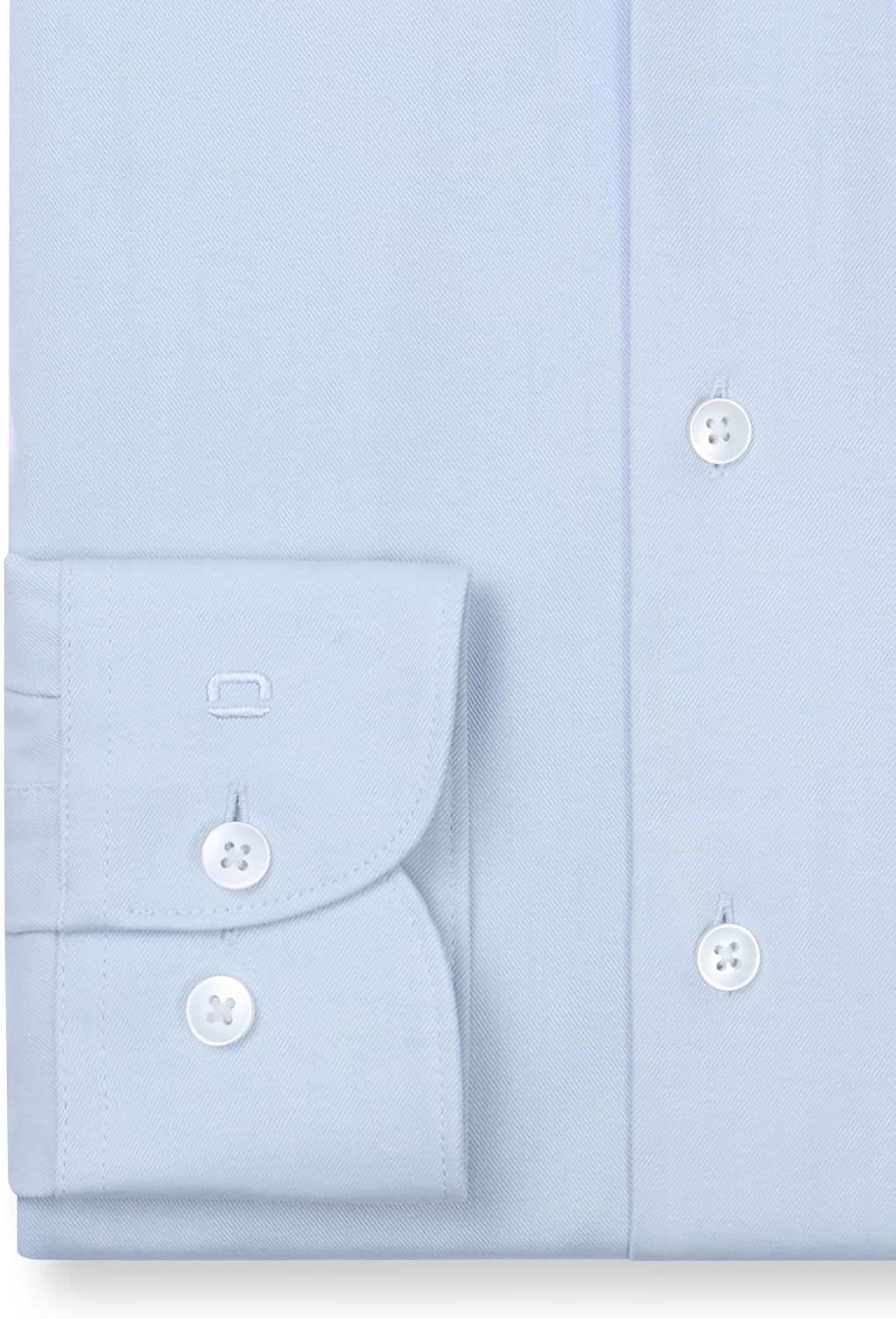 OLYMP Herren Oberhemd Langarm Luxor.24.Seven,Twill,modern fit,Global Kent 37 Bleu 11, 37 Bleu 11