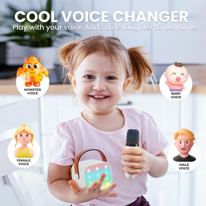 Kinder Karaoke Maschine, Neueste Karaoke Mikrofon Kinder, Geschenke für Mädchen Jungs,Mini Bluetooth