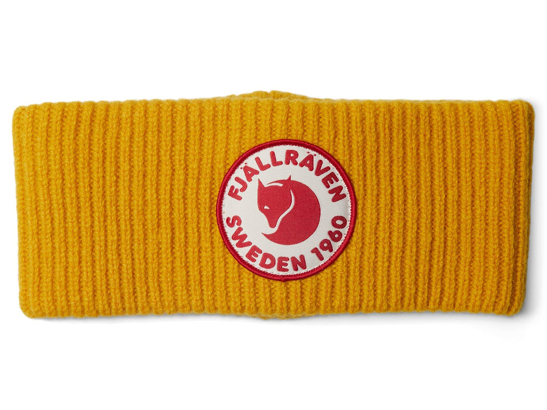 Fjällräven Unisex Hat 1960 Logo Headband 1 stück (1er Pack) Mustard Yellow, 1 stück (1er Pack) Musta