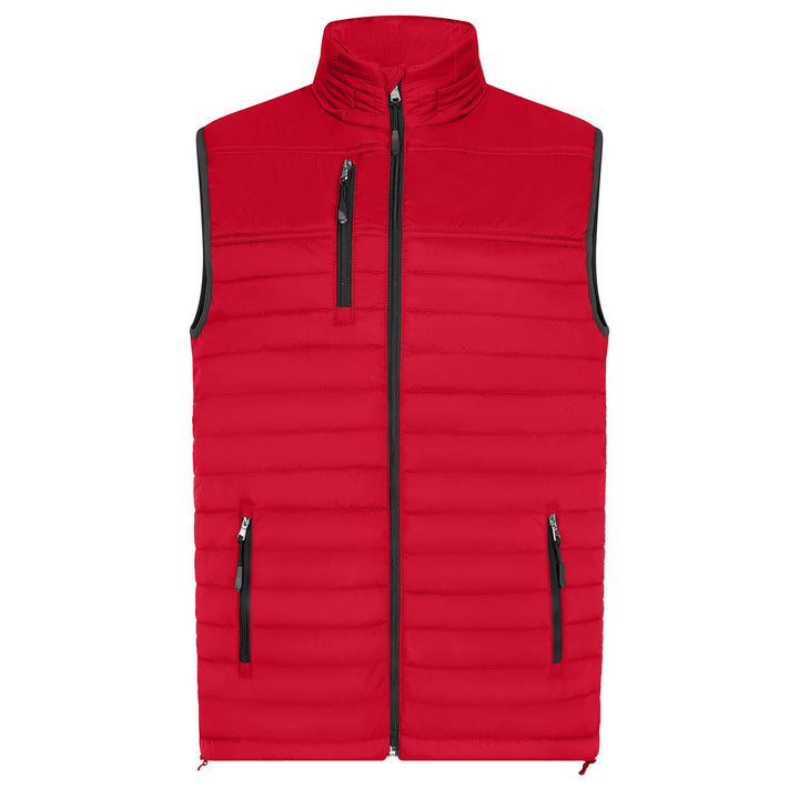 HRM Herren Hooded Performance Body Warmer I Fair Trade Outdoor Weste, 100 g/m² I Aus 100% leichtem &