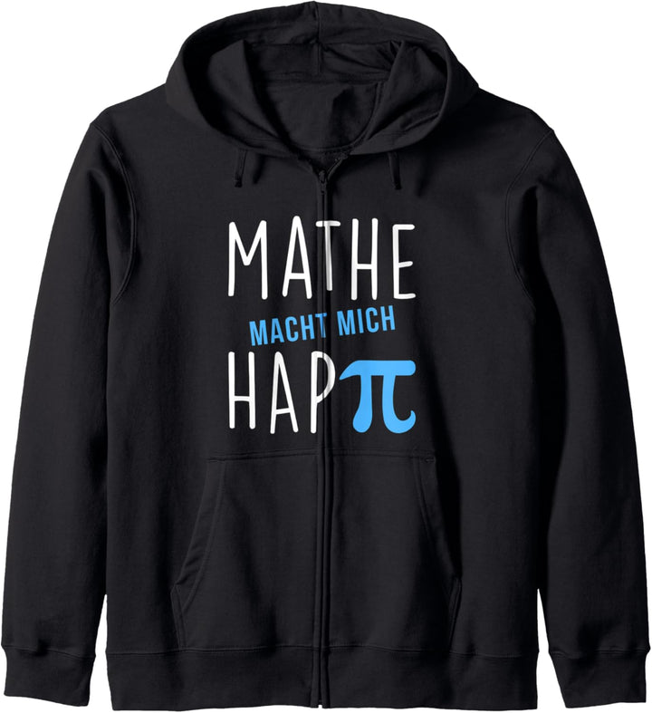 Lustiges Mathelehrer Geschenk Mathe macht mich Happy Kapuzenjacke