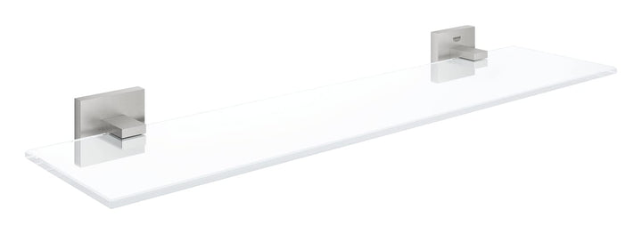 GROHE Start Cube - Glasablage (Stichmass: 380 mm, verdeckte Befestigung, Material: Glas/Material), s
