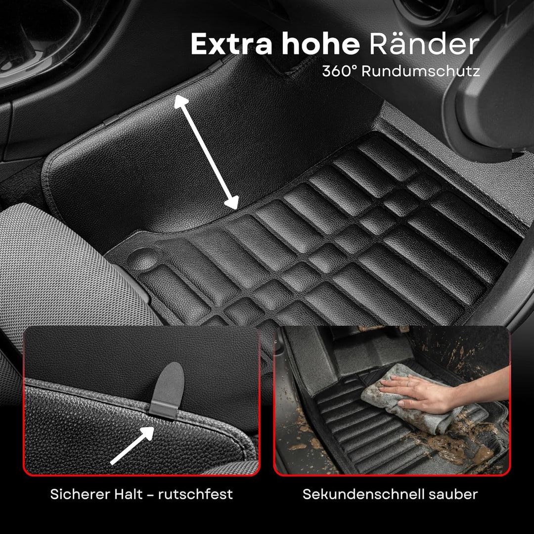 fussmattenprofi.com Auto Fussmatten Kompatibel mit BMW X3 (G01) ab 2017 I 100% Passgenau Geruchlos A