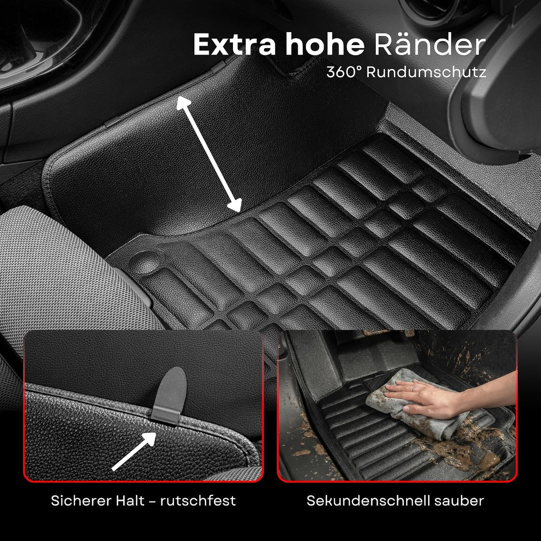 fussmattenprofi.com Auto Fussmatten Kompatibel mit VW Touareg (3.Gen) Baujahr ab 2018 I 100% Passgen
