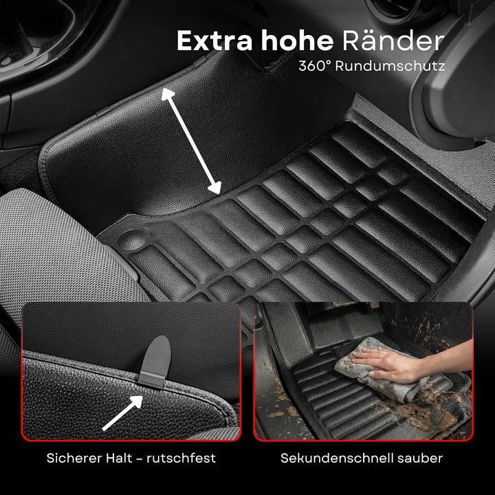 fussmattenprofi.com Auto Fussmatten Kompatibel mit VW Touareg (3.Gen) Baujahr ab 2018 I 100% Passgen