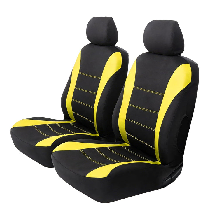 Autositzbezüge Vordersitze Sitzbezüge Auto Universal Autositzschoner Autozubehör Innenraum Deko Schm