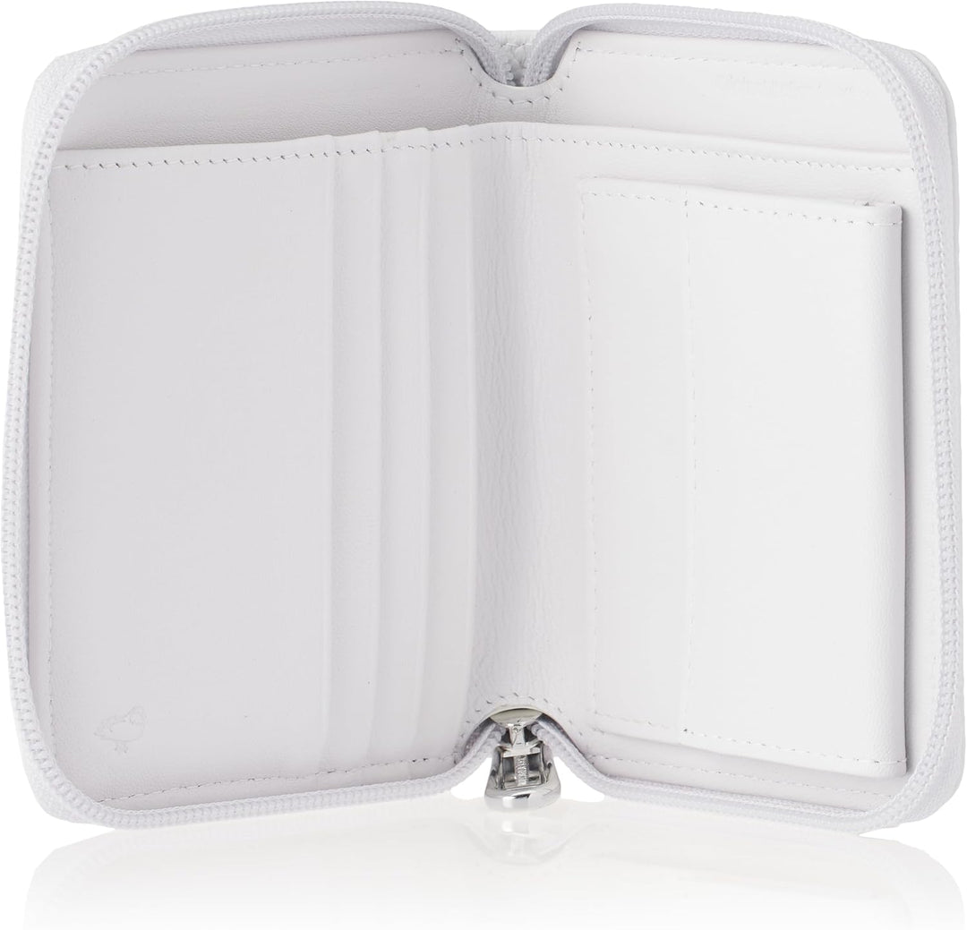 Mandarina Duck Damen Mellow Leather Wallet Reisezubehör-Brieftasche 10x12x2 (L x H x W) Nimbus Cloud