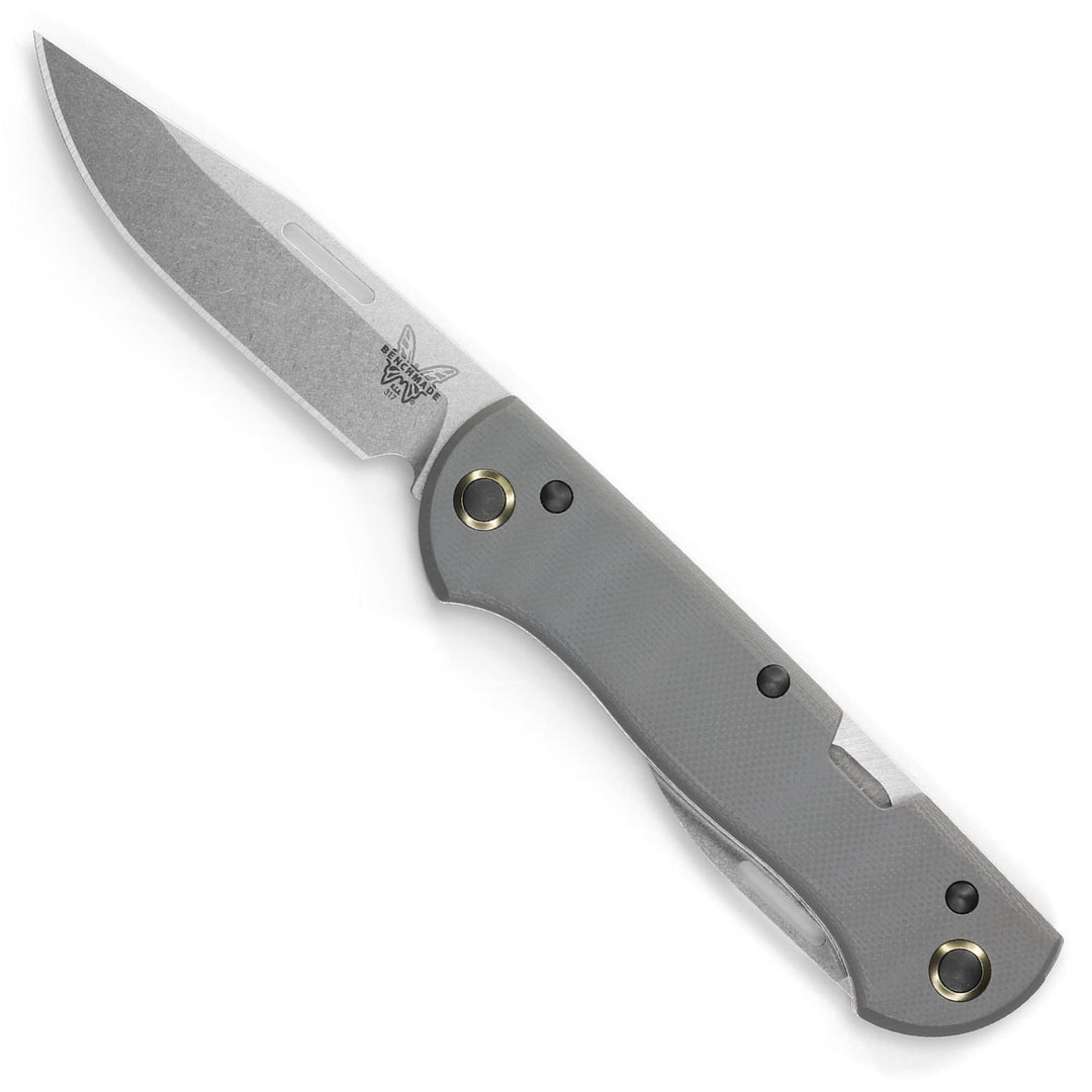 Benchmade Weekender 317 Cool Grey G10 - Stonewash Finish, Cool Grey G10 - Stonewash Finish
