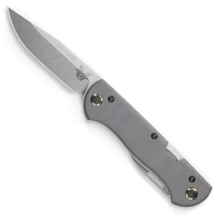 Benchmade Weekender 317 Cool Grey G10 - Stonewash Finish, Cool Grey G10 - Stonewash Finish