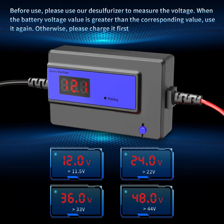 Automatischer Batterie Desulfator Wartungsgerät für Gel, AGM, SLA Blei Säure Batterien für Autos, LK
