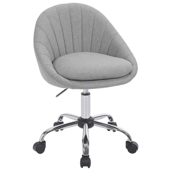 WOLTU Homeoffice Stuhl, Bürostuhl ergonomisch, Schminkstuhl drehbar, Drehstuhl mit Rollen, Schreibti