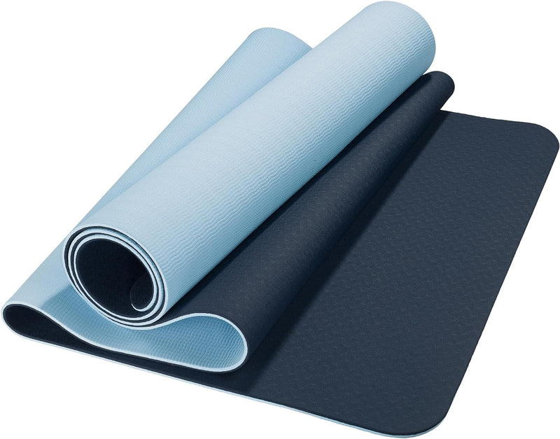 CelinaSun Fitnessmatte 183 x 61 cm Yoga Matte TPE Sportmatte rutschfest Gymnastikmatte Pilates Fitne