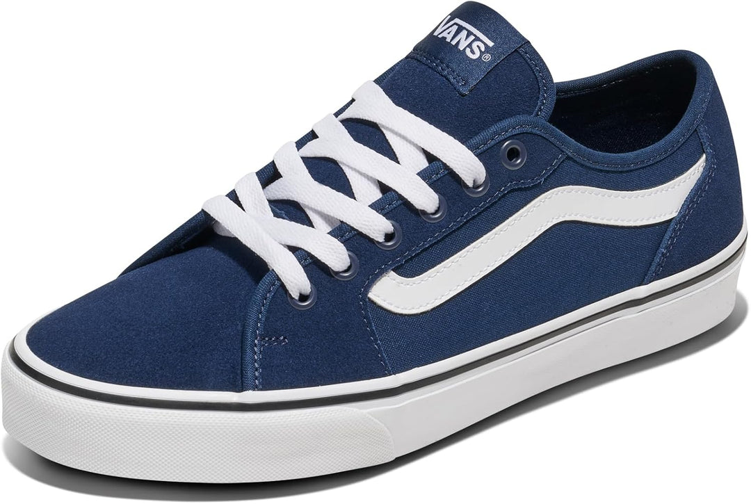 Vans Herren Filmore Decon Seasonal Sneaker 44 EU Suede Canvas Dress Blues White, 44 EU Suede Canvas