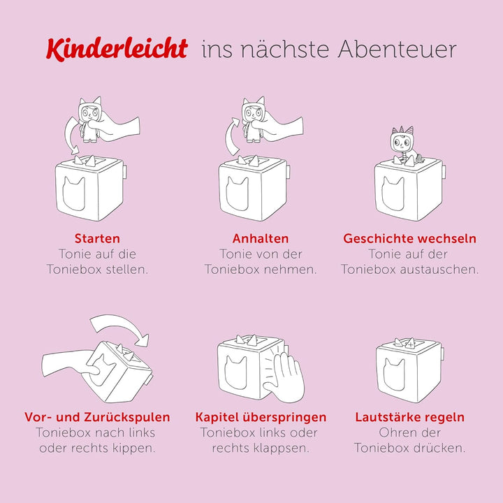 tonies Hörfiguren für Toniebox, Jan und Henry – 8 Rätsel und 2 Lieder, Hörspiel mit Liedern für Kind