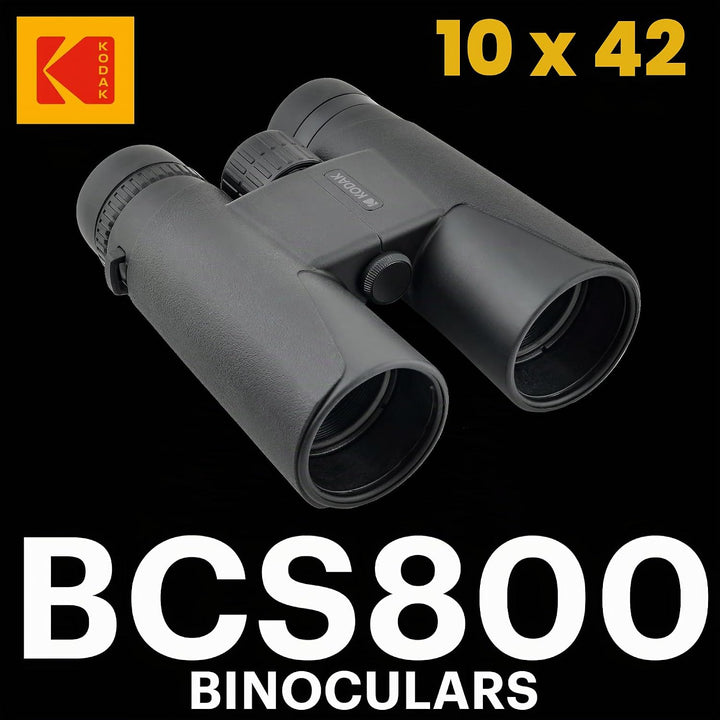 KODAK Fernglas BCS800 – Kompakte Binokulare Ferngläser, 8-facher Zoom, Sichtfeld von 126 m bei 1000