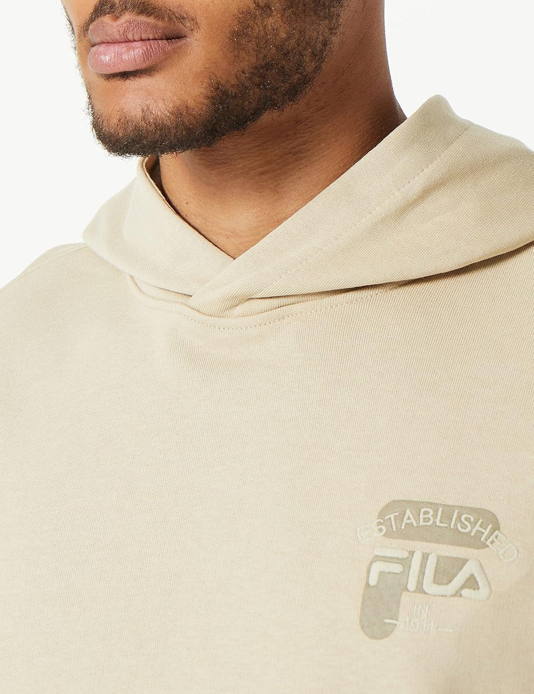 FILA Herren Baar Oversized Hoody, Fields Of Rye